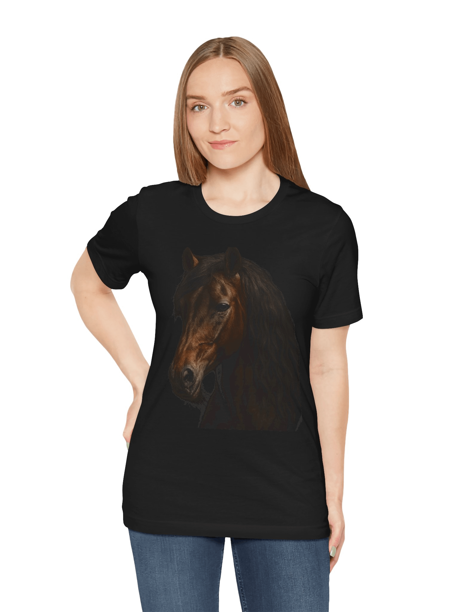 Majestic Mane Horse Head T-Shirt product image (3)