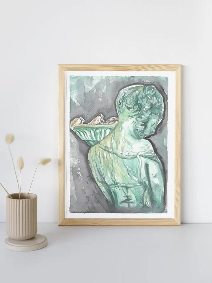 Bird Bath Giclée Art Print product image (2)