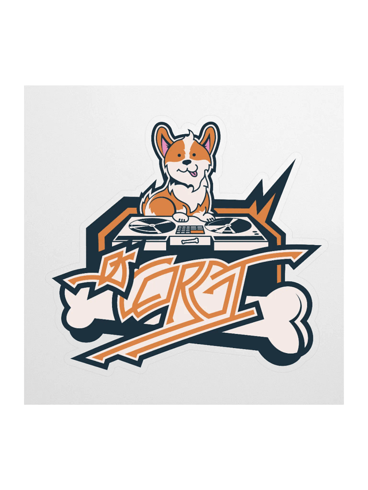 DJ CORGI sticker product image (1)