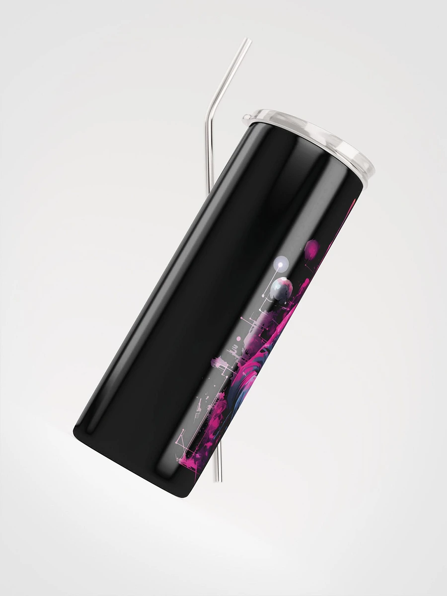 Whimsical Cat Gamer Stainless Steel Tumbler product image (4)