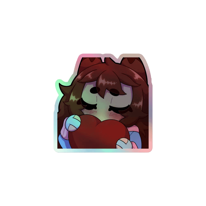 Wolfy Love Holo Sticker product image (1)