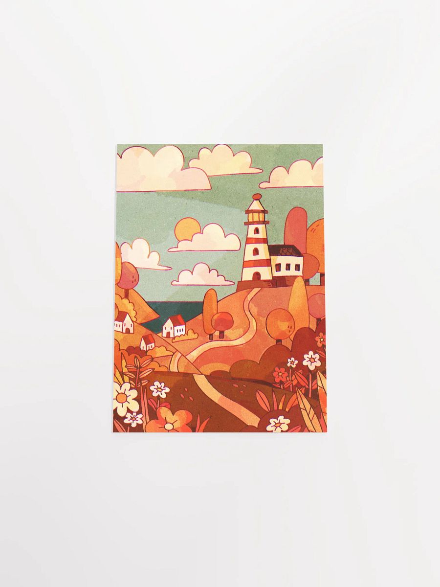 Autumnal Lighthouse Print product image (5)