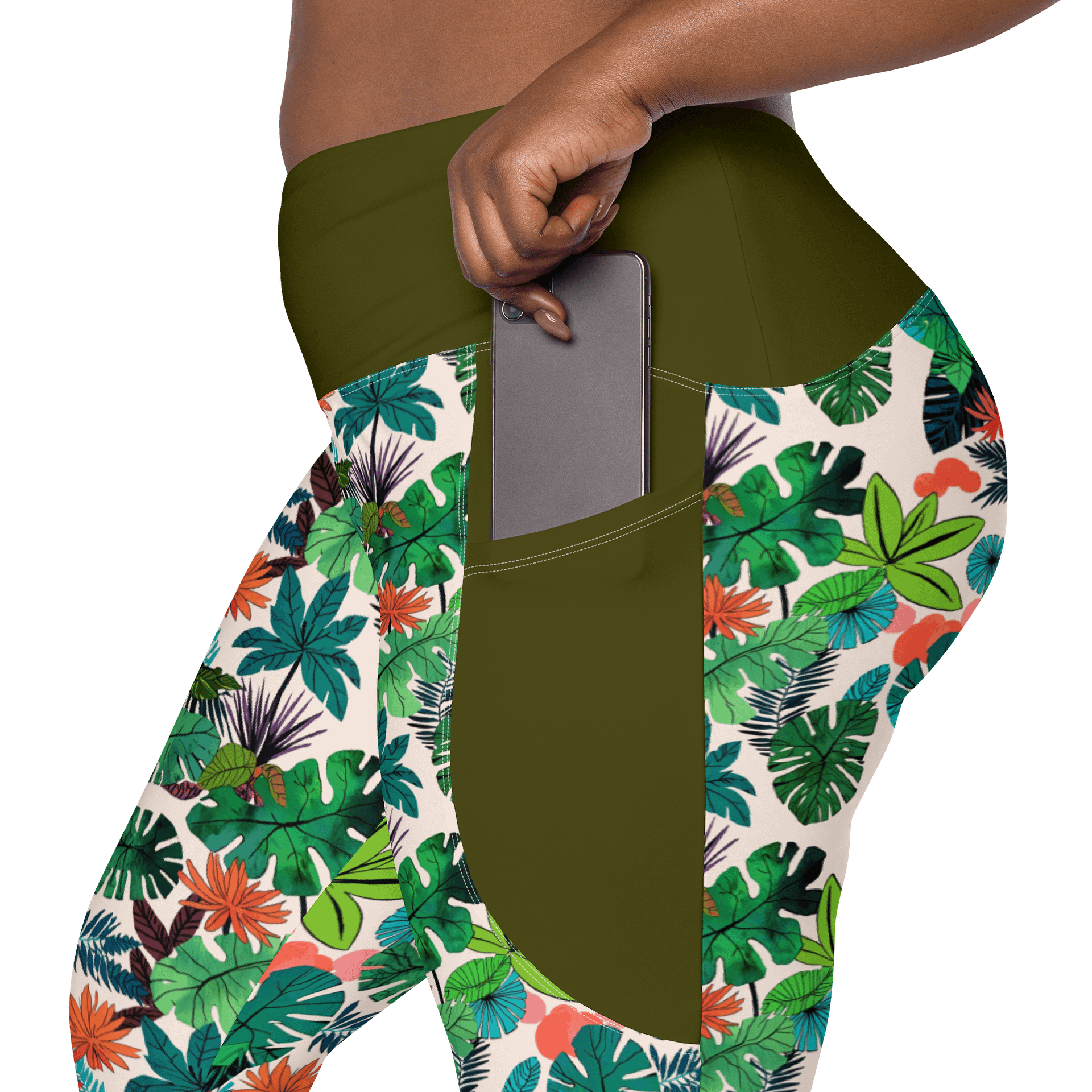 Tropical Leggings with Pockets product image (2)