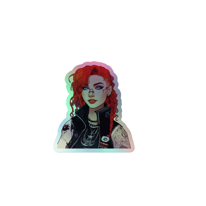 Holographic Anchor PNG sticker product image (1)