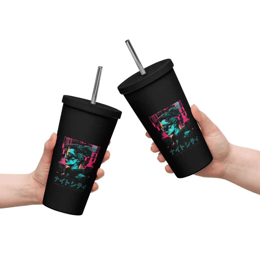 Neon Cyber Tokyo Tumbler product image (10)