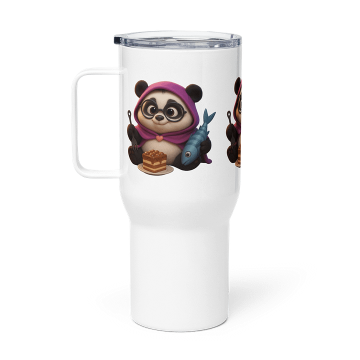 Yummy Panda - Travel Mug with a Handle product image (1)