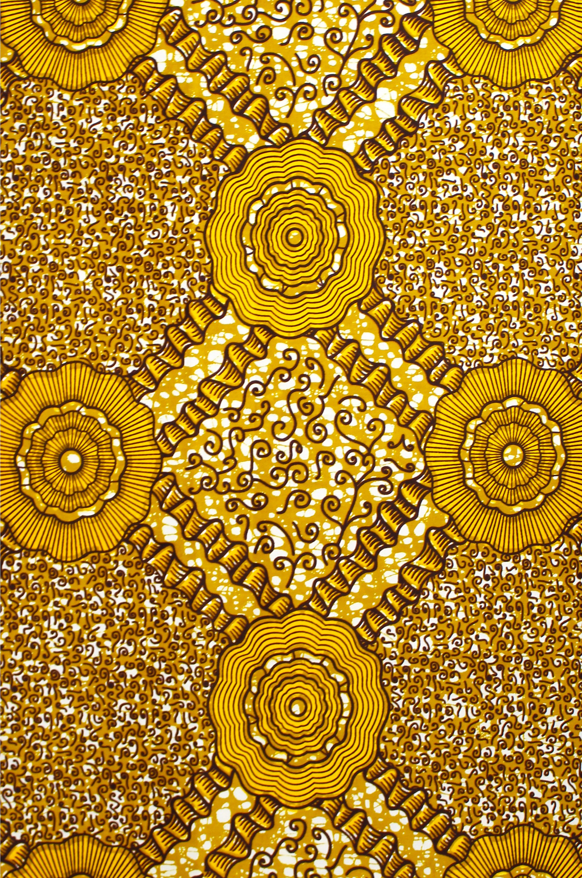 Tessuto Wax Print - Design Mandala - cod.574/B product image (1)