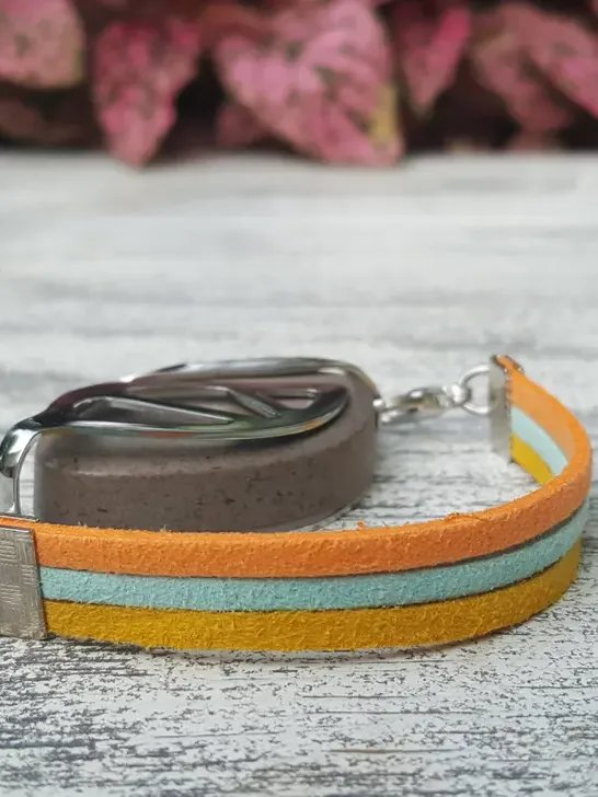 Cake Faux Suede Bracelet | Handmade Accessory for Bellabeat Leaf Urban & Ivy product image (1)