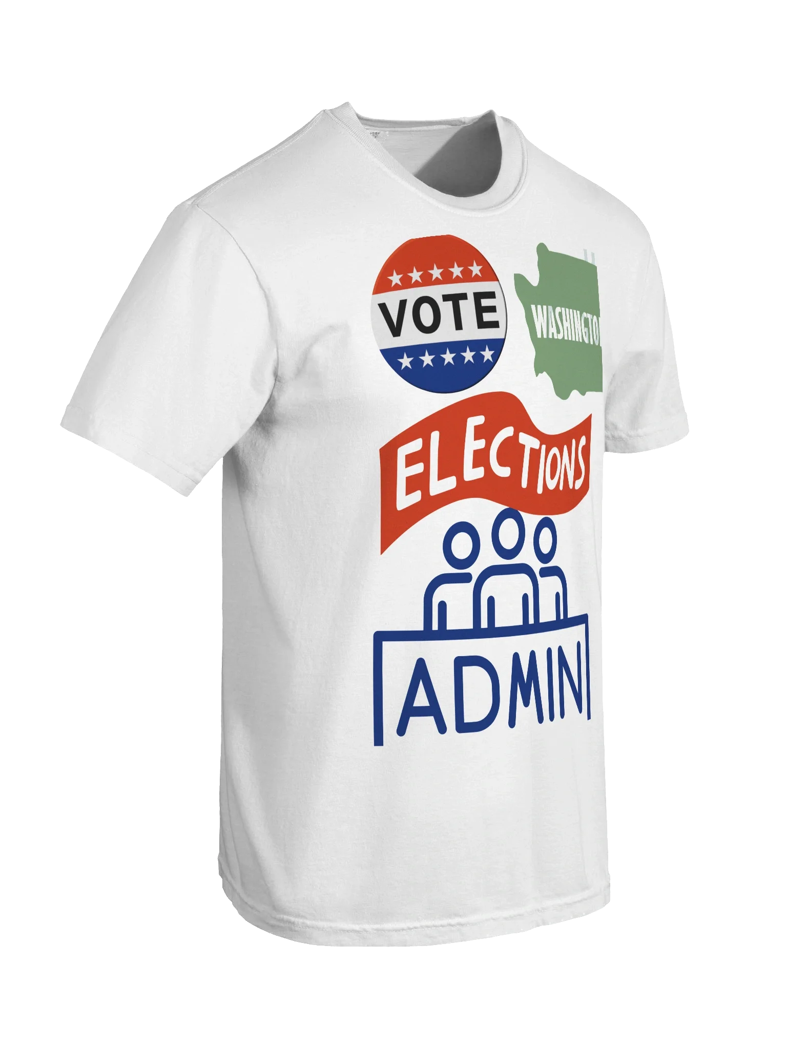 Washington Elections Team Graphic Voting Tee product image (8)