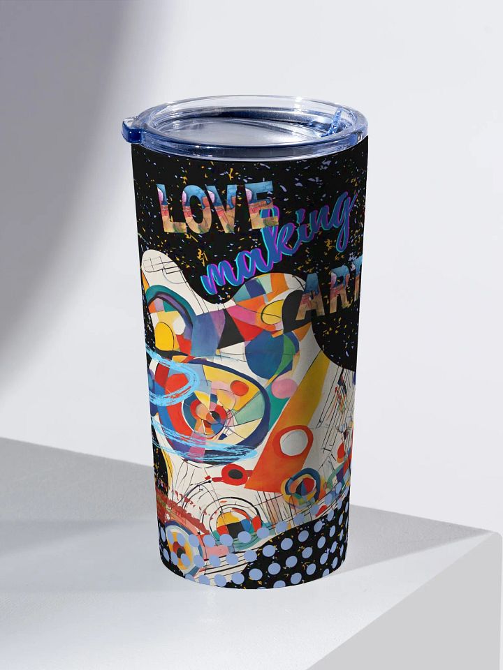 Love Art 20oz Stainless Steel Tumbler for artists moms dads sons daughters product image (2)