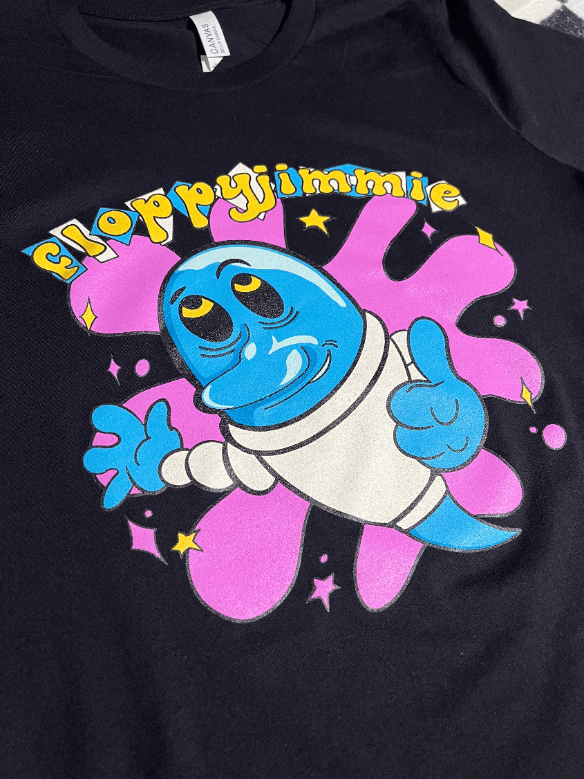 "Blue Guy in Space (Thumbs up!)" FIRST SHIRT EVER RELEASED !!! product image (4)