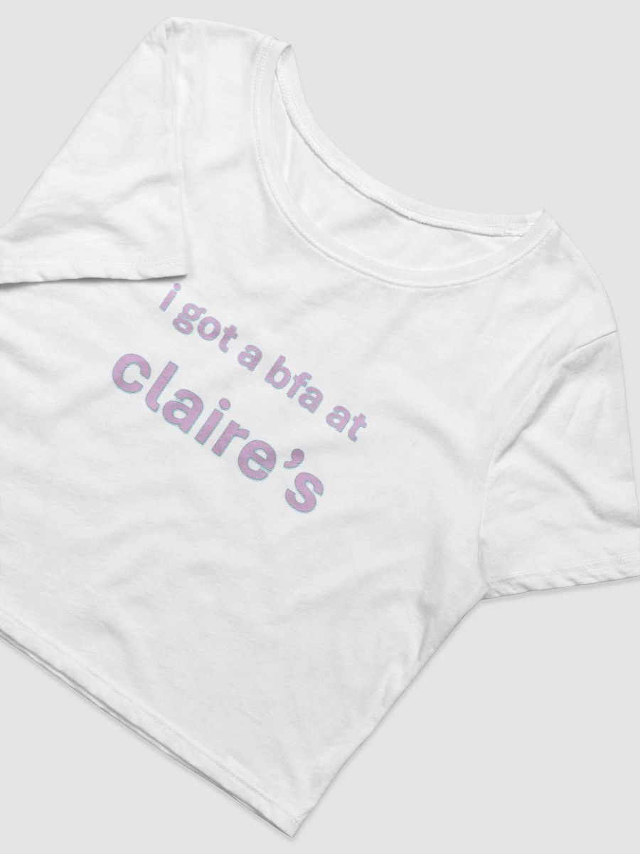 Claire's Lobotomy Crop Top product image (3)