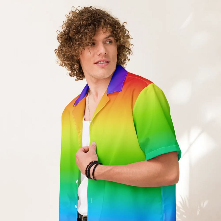 Rainbow Hawaiian Shirt product image (7)