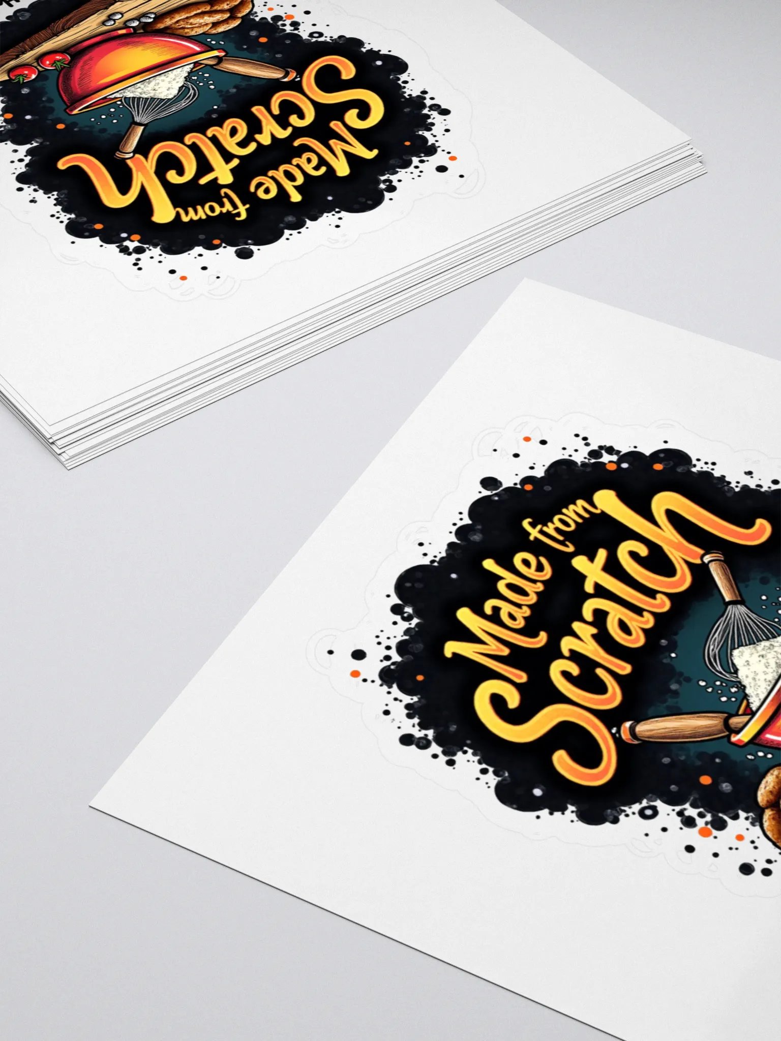 Made from Scratch Kiss Cut Stickers product image (4)