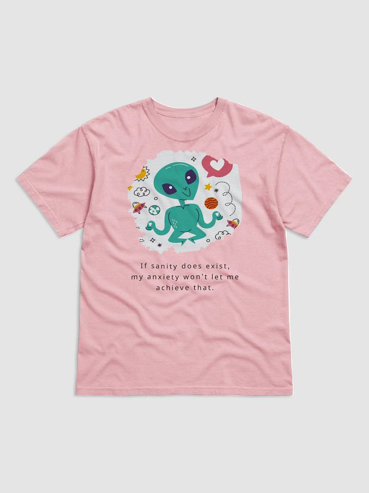 Anxiety against Sanity authentic T-Shirt product image (2)