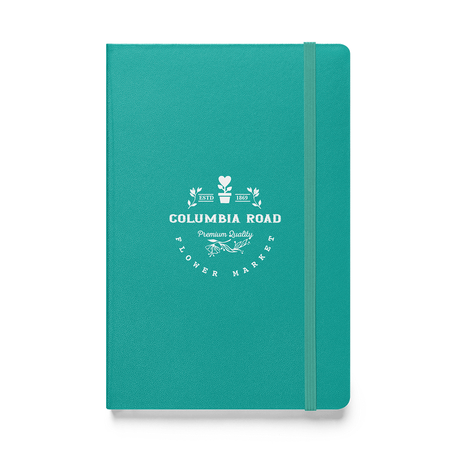 Columbia Road Market Hardcover Notebook (Turquoise) product image (1)