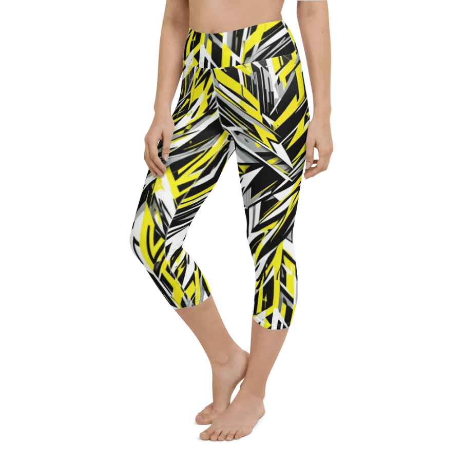 Zen Geometry Yoga Capri Leggings product image (4)