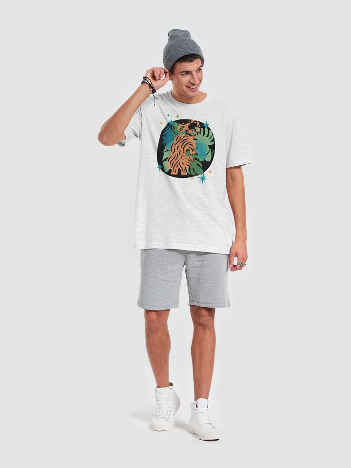 Jungle Roar: Tiger & Snake Illustration T-Shirt product image (1)