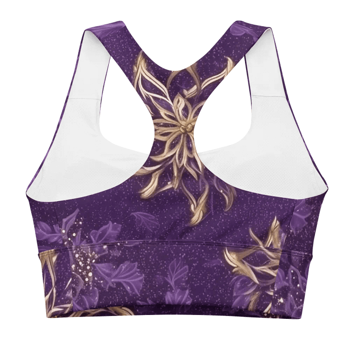 Purple Glam Sports Bra product image (1)