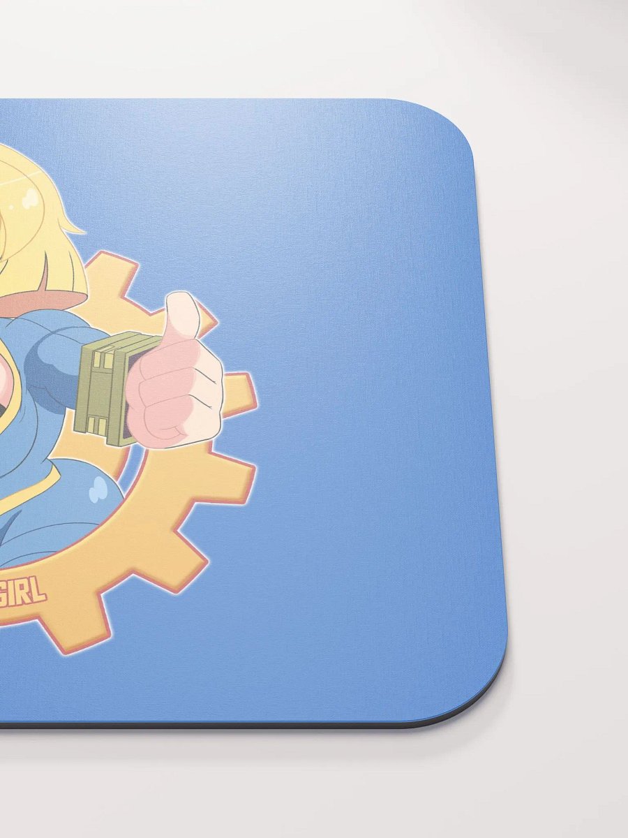"Just a Peek" Thumbs-Up Vault Girl Mouse Pad product image (5)