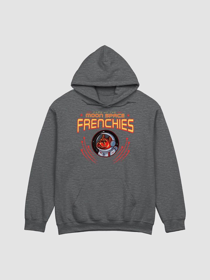 Grey, Blue & Charcoal Space Frenchies Hoodie product image (2)
