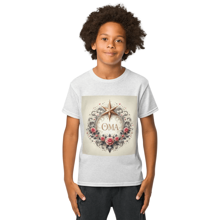 ✨ Oma Floral Star T-Shirt – A Gift Full of Love ✨ product image (1)