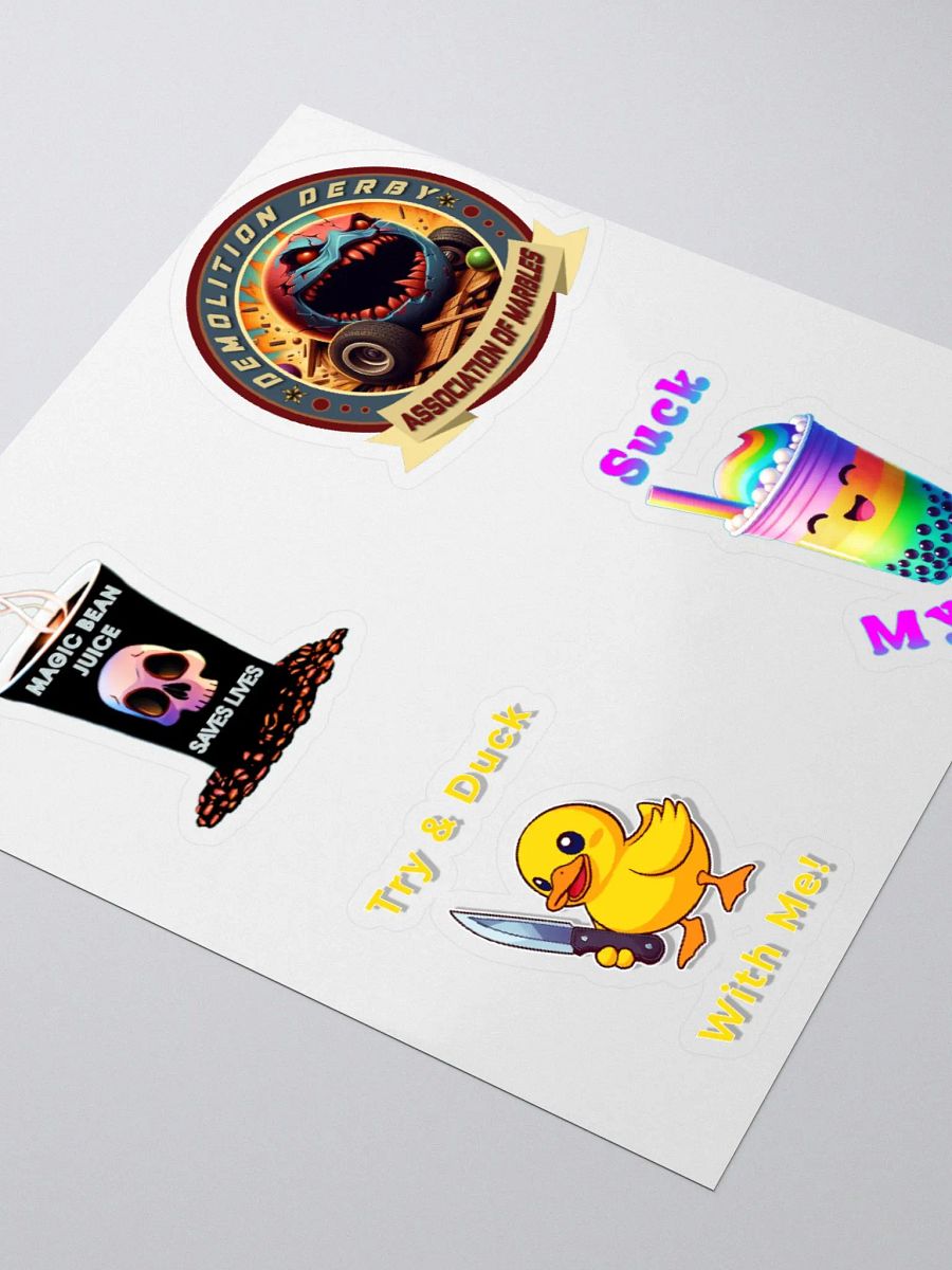 Quirky Kiss Cut Sticker Pack product image (6)