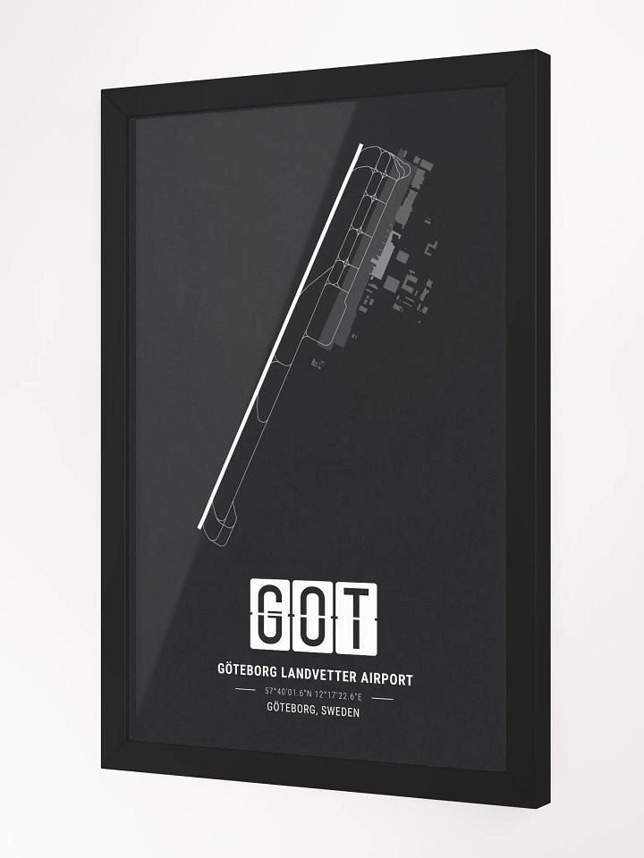 Framed Airport GOT Premium Map On Matt Paper product image (2)