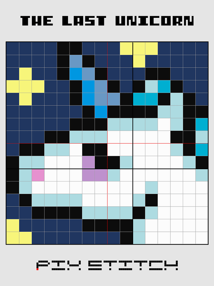 The Last Unicorn Pixel Art product image (2)