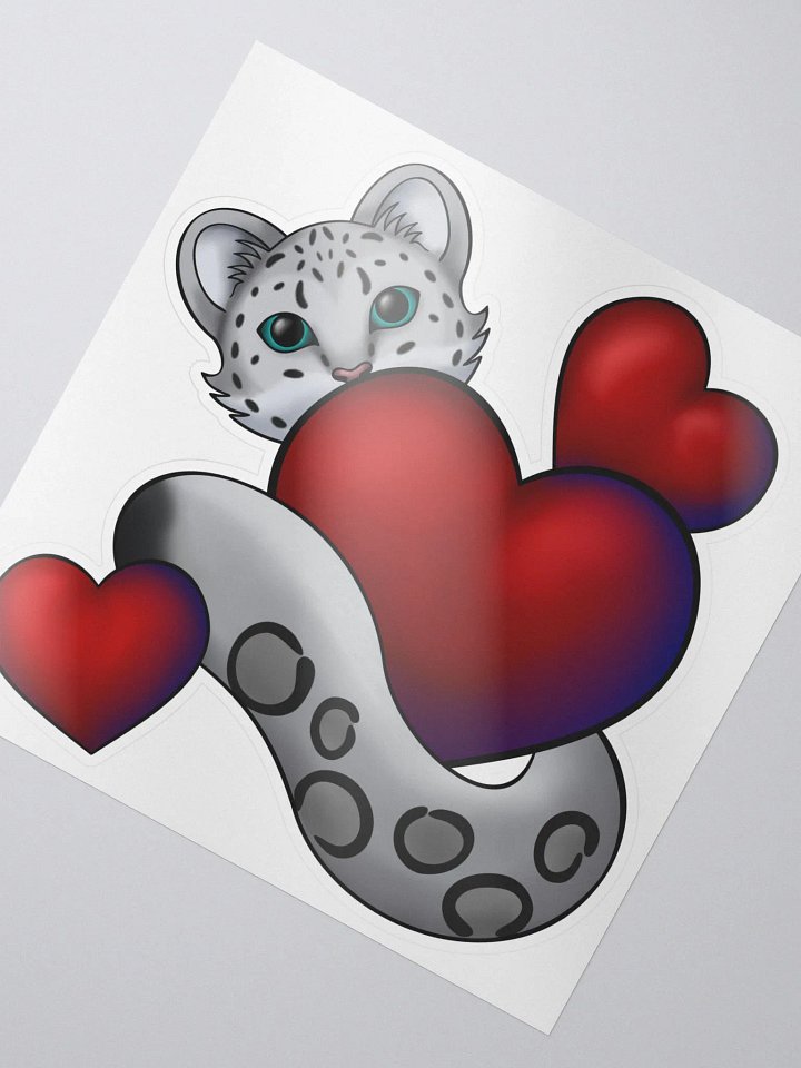 Snow Meow Love Sticker product image (2)