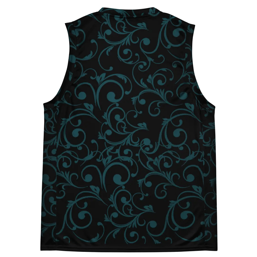 Dark Teal Basketball Jersey product image (10)