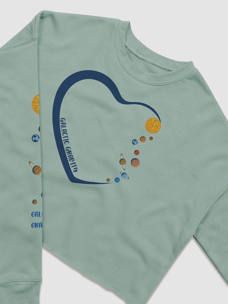 Heart Galactic Gravity Astrology Solar System Zodiac Quantum Physics Cozy crop top! Astrology gift! product image (3)