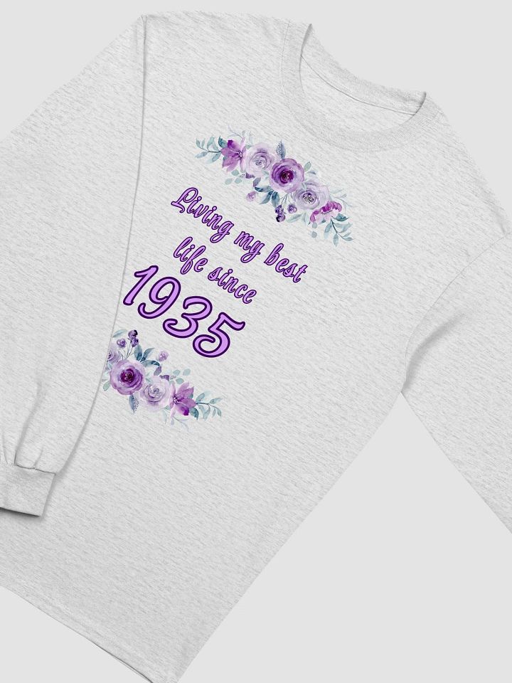 Floral Best Life since 1935 Long Sleeve Tee product image (2)