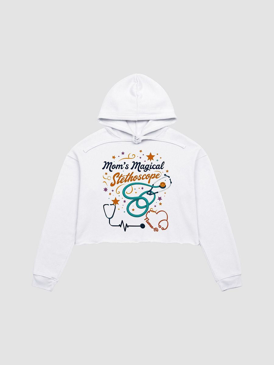 Mom's Magical Stethoscope Crop Hoodie product image (2)