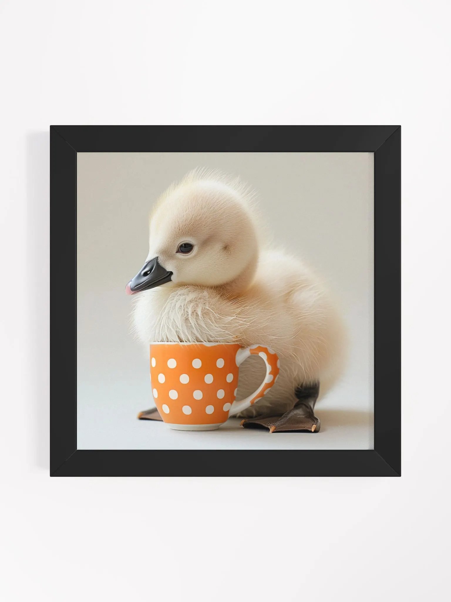 Coffee Lover Cute Baby Swan Art product image (1)