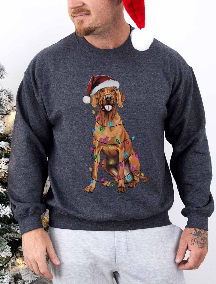Funny Redbone Coonhound Christmas Sweatshirt for Coonhound Paw-rents product image (1)