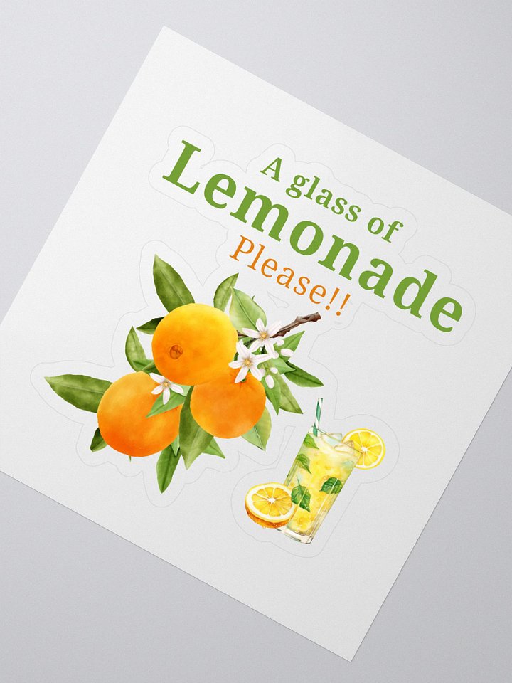 Citrus Delight Kiss Cut Stickers product image (2)