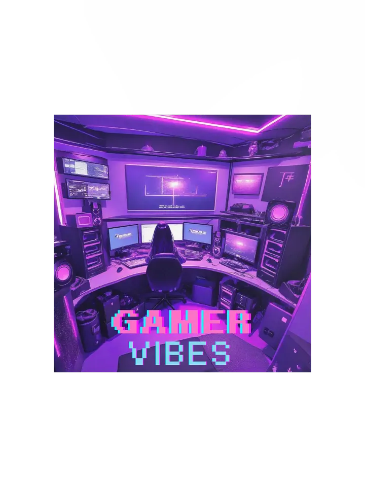 Neon Gaming Haven Poster product image (5)