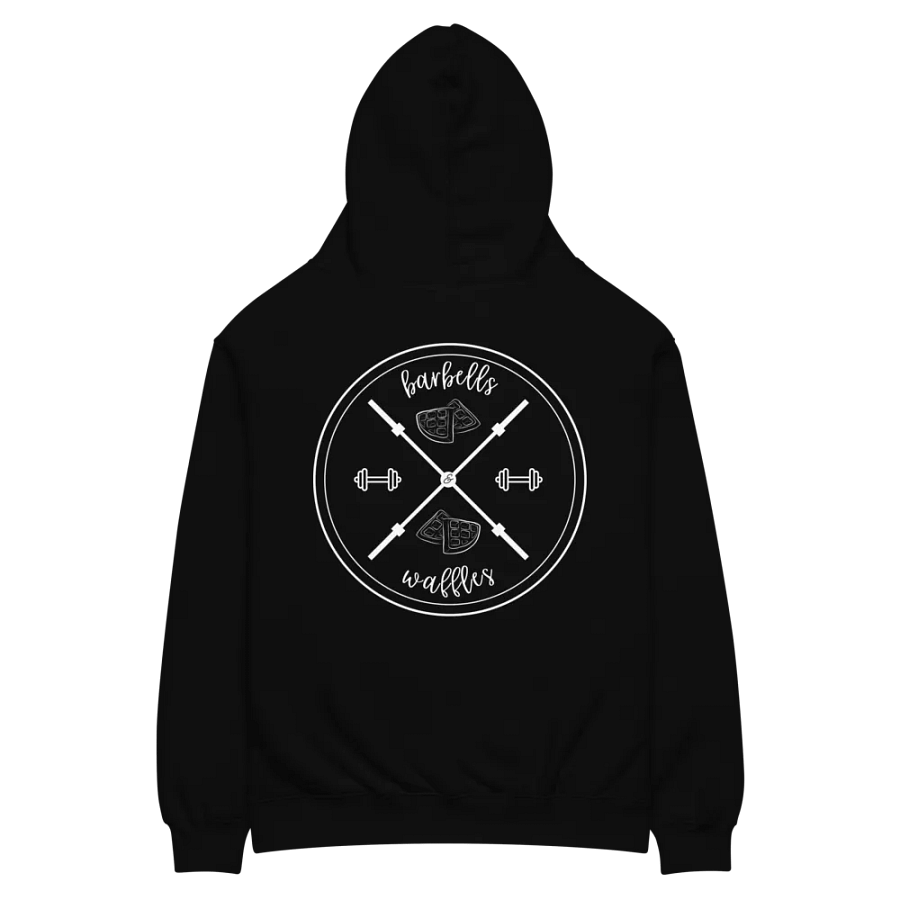 Barbells & Waffles X Emblem Unisex Hoodie product image (2)