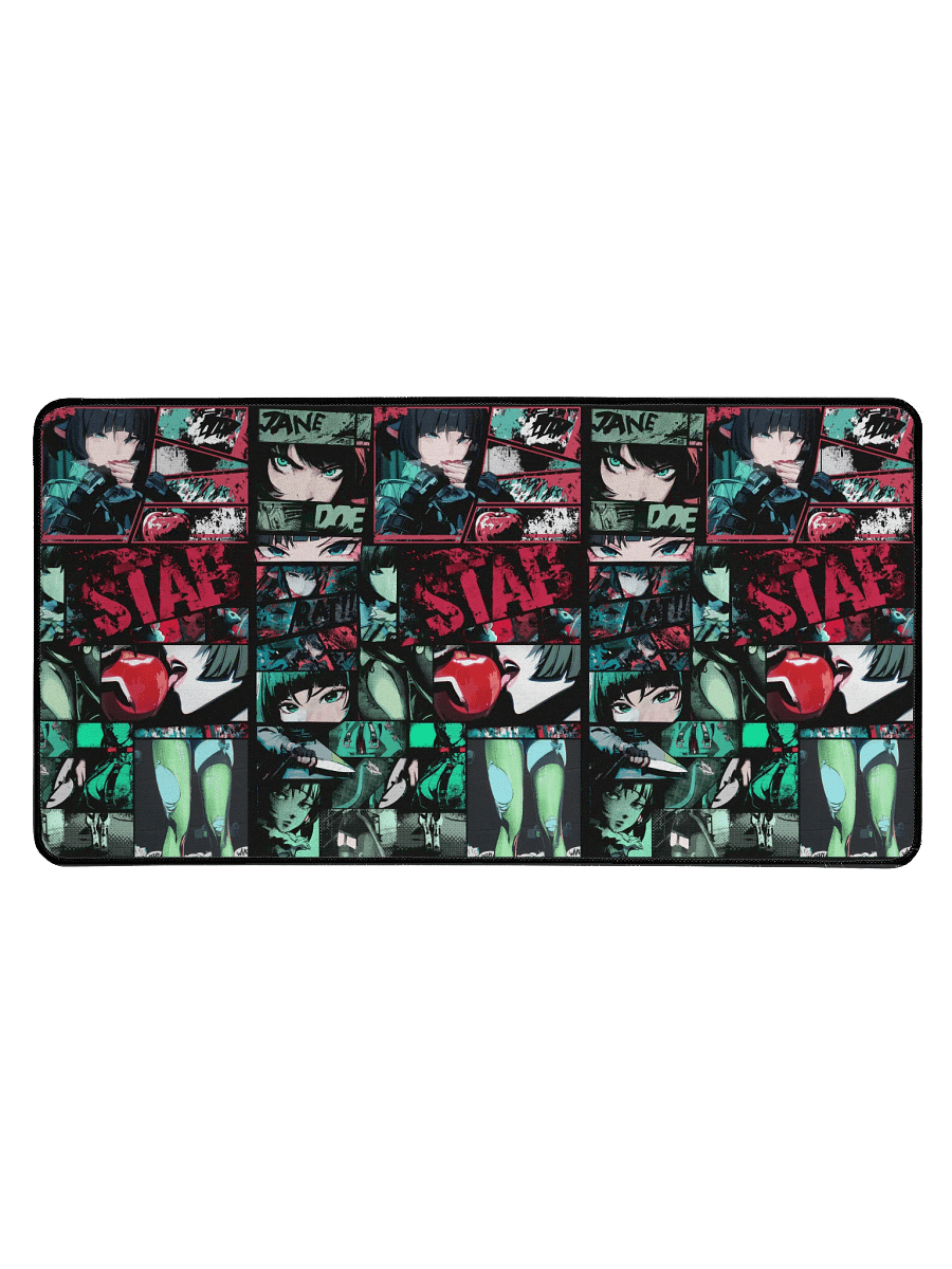 Jane Doe "STAB" LARGE Mousepad Design product image (1)
