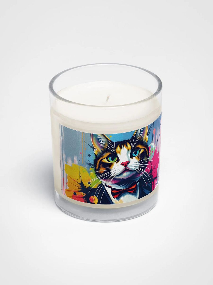 Pop Art Cat Soy Wax Candle product image (2)