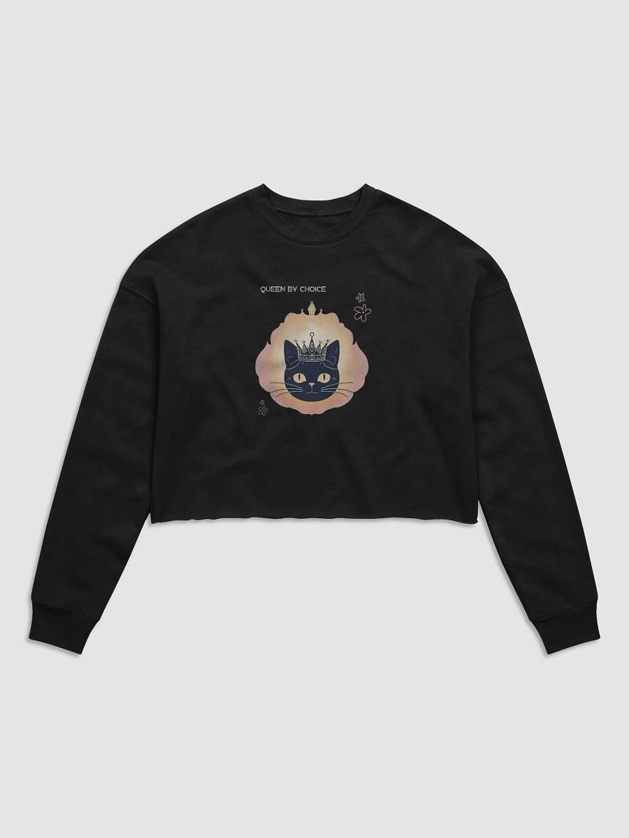 Regal Cat Crown Fleece Sweatshirt product image (1)