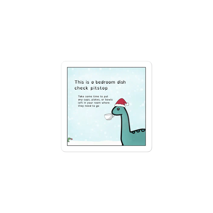 Bedroom Dish Check - Fridge Magnet product image (1)