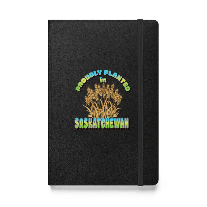 Proudly Planted In Saskatchewan Wheat Hardcover Journal product image (1)