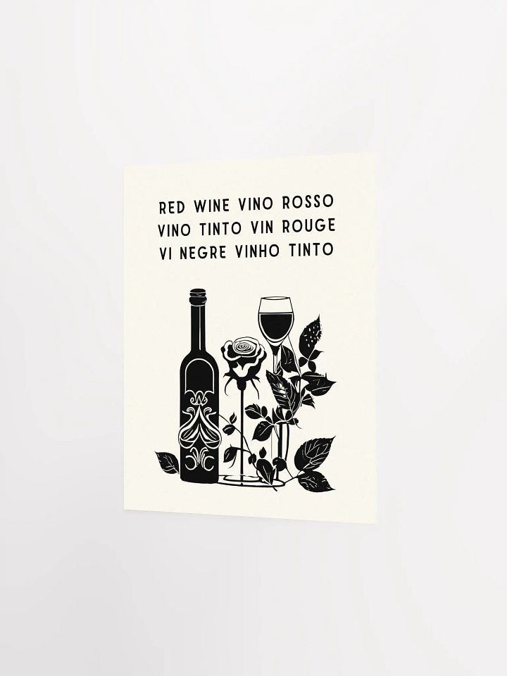 Red Wine Poster - Enhanced Matte Paper Poster product image (2)