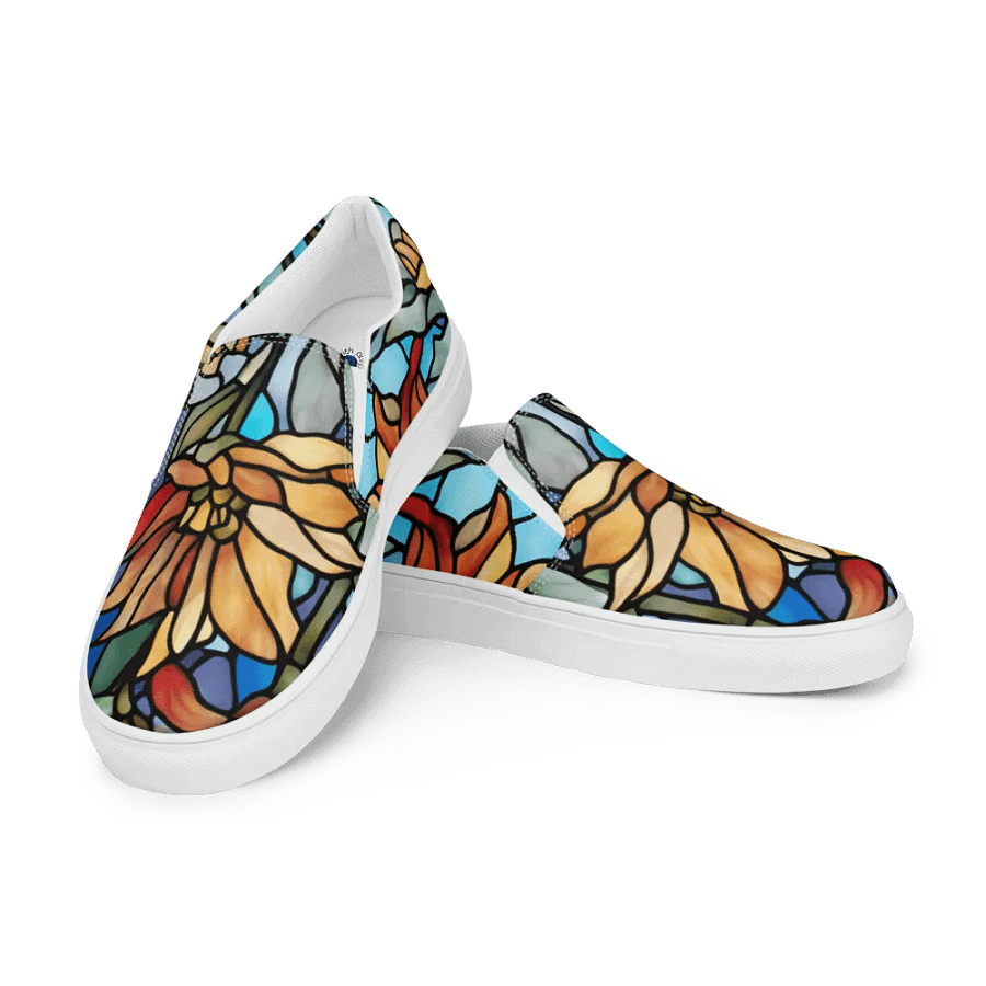 Floral Stained Glass Slip-Ons product image (11)