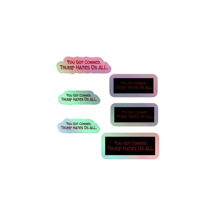 Resistor, You Got Conned, Holo Sticker Pack product image (1)