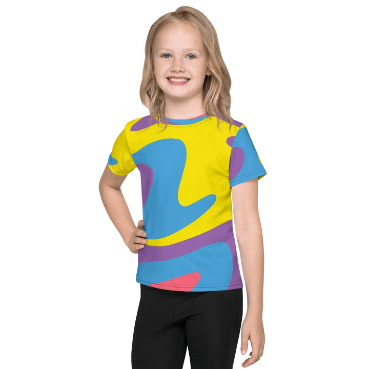 All-Over Print Kids Crew Neck T-Shirt product image (1)