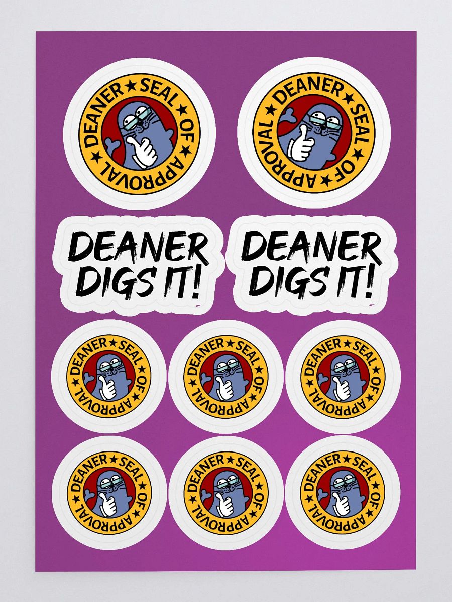 Deaner Seal of Approval Sticker Sheet product image (3)