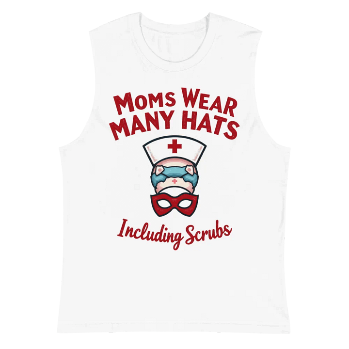 Superhero Nurse Mom Muscle Tank product image (2)